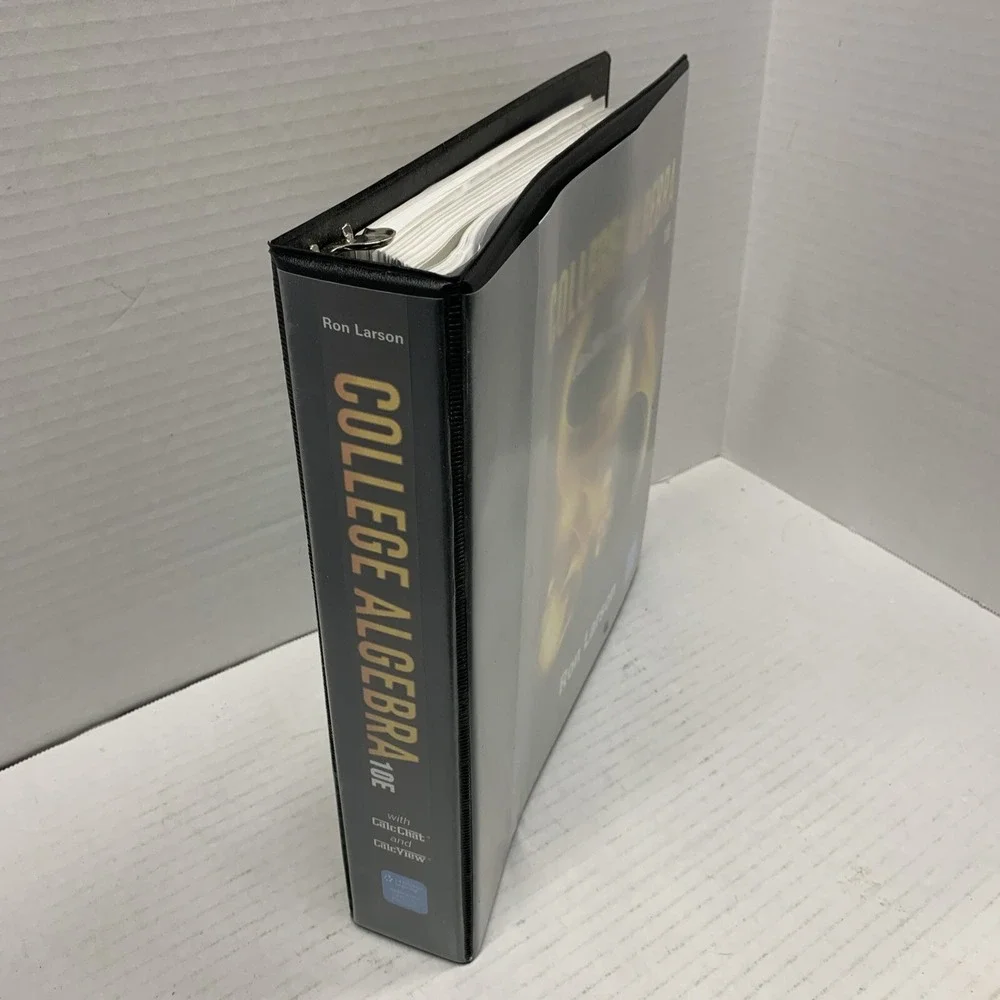 College Algebra, Loose-Leaf Version by Ron Larson (2017, Ringbound)
